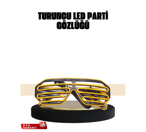 Enerjik Gece Etkinlikleri İçin LED Işıklı Gözlük