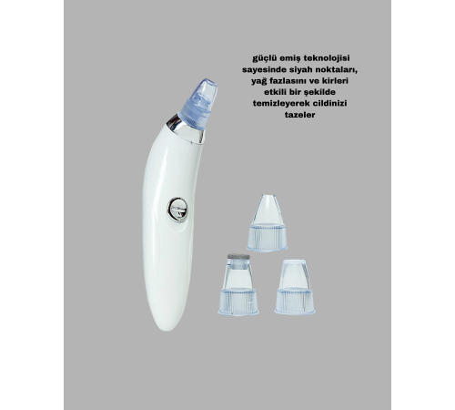 Dermaroller ve Vakumlu Siyah Nokta Temizleme Cihazı 2’li Cilt Bakım Seti