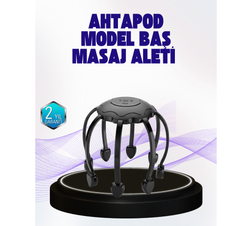 Uyku Destekleyici Saç Derisi Masaj Aleti Sessiz ve USB Şarjlı