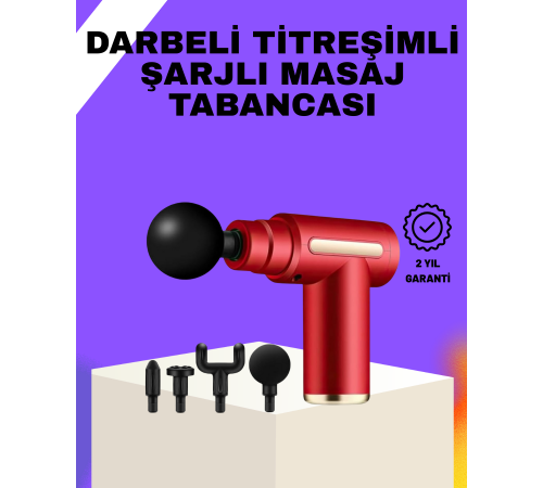 Şarjlı Masaj Tabancası Spor Sonrası Kas Rahatlatma İçin