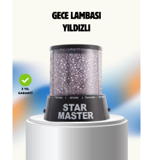 Renk Değiştirmeli LED Yıldız Projektör Parti ve Gece Lambası