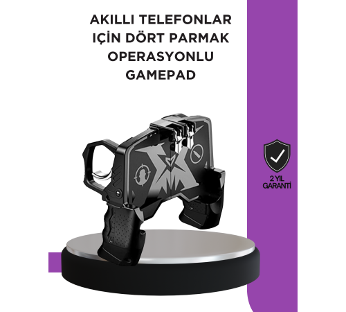 Tetikli Mobil Gamepad Ergonomik Kavramalı Oyun Aparatı