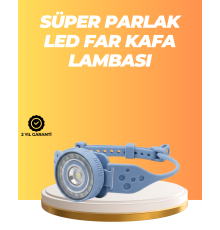 Suya Dayanıklı LED Kafa Lambası Outdoor Kullanım