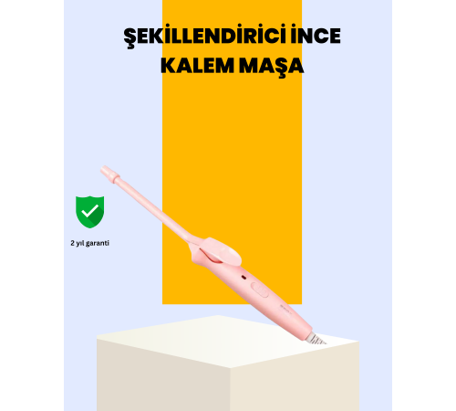 Hafif ve Portatif Saç Maşası 9mm İnce Tasarım