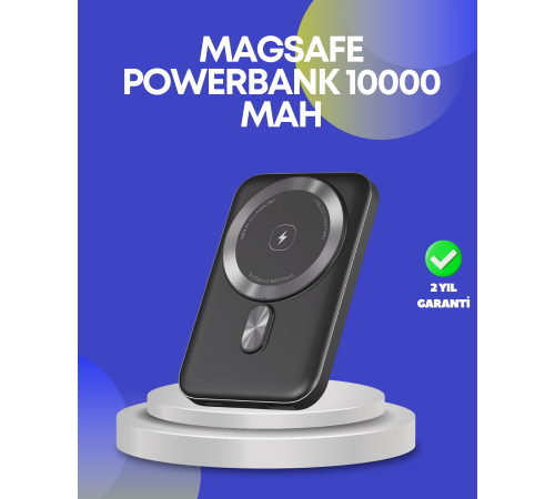 22.5W Hızlı Şarj Destekli Manyetik Powerbank Kompakt Tasarım