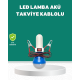 Aküden Çalışan 12V LED Ampul Taşınabilir Kullanım