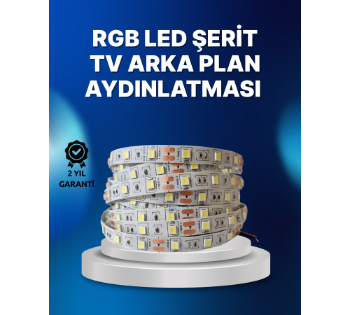 RF Kumandalı Renk Değiştiren TV LED Şerit 2MT
