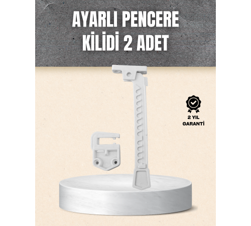 Kolay Montajlı Pencere Açılma Sınırlayıcı 2’li Set