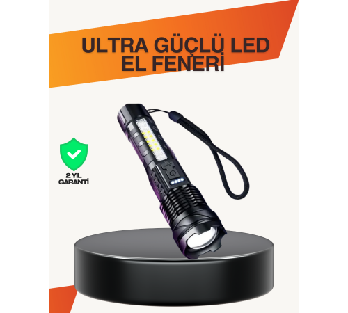 Outdoor ve Acil Durum İçin Güçlü LED El Feneri