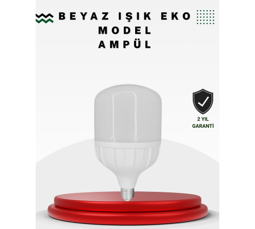 Acil Durumlara Uygun Şarjlı Torch LED Ampul 30 Watt