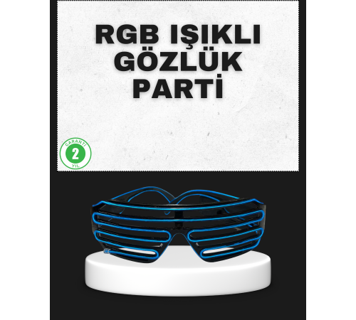 Parti ve Organizasyonlara Özel LED Işıklı Gözlük