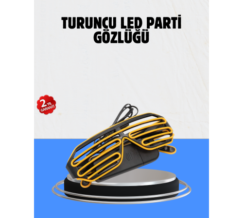 Kutlamalara Renk Katan LED Işıklı Parti Gözlüğü