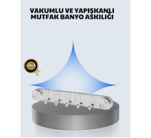 Aletsiz Montaj Vakumlu Yapışkanlı Askı Aparatı