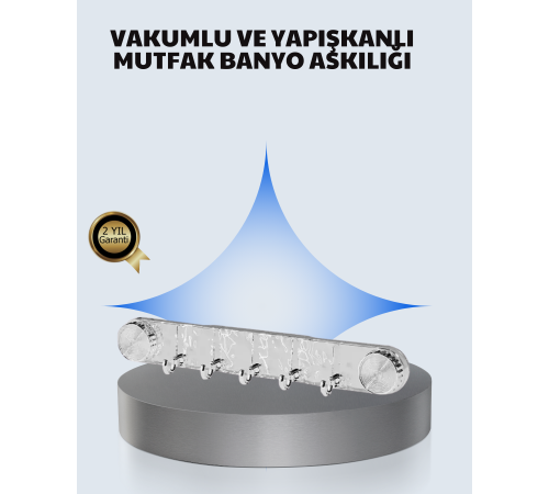 Aletsiz Montaj Vakumlu Yapışkanlı Askı Aparatı