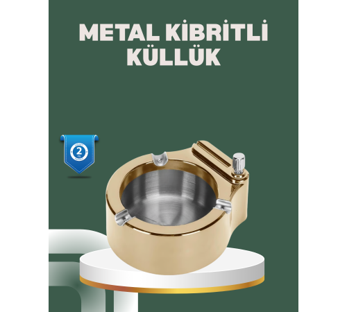 Yeniden Doldurulabilir Çakmaklı Küllük Dayanıklı Yapı