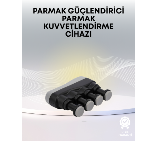 Ergonomik Parmak Egzersiz Aleti El ve Bilek Güçlendirici