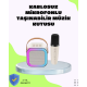 Taşınabilir Karaoke Mikrofon Seti Bluetooth Hoparlörlü