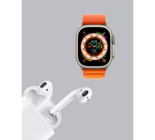 S8 Ultra Akıllı Saat + Gürültü Önleyici Kablosuz Kulaklık Seti