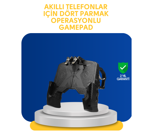 Gerçekçi Oyun Deneyimi Sunan Dört Parmak Mobil Gamepad