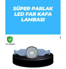 Uzun Pil Ömürlü Kamp ve Dağcılık Kafa Lambası