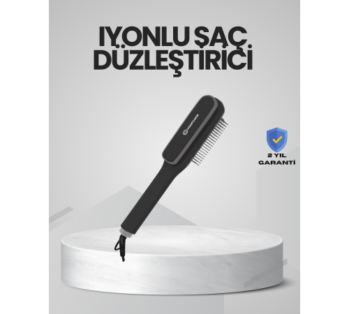 Hızlı Isınan İyonlu Saç Düzleştirici Tarak Pratik Kullanım