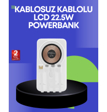 Çoklu Kablo Çıkışlı Taşınabilir Powerbank Kompakt Tasarım