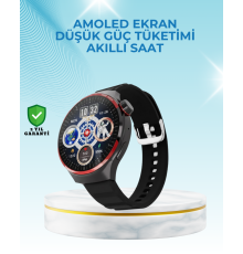 NFC Destekli Akıllı Saat AMOLED Ekranlı Şık Tasarım