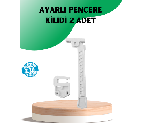 Emniyet Amaçlı Pencere Açılma Sınırlayıcı Aparat 2 Adet