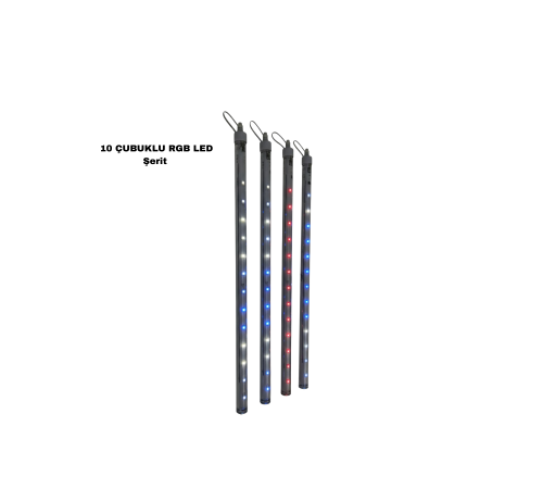 10 ÇUBUKLU DEKOR LED