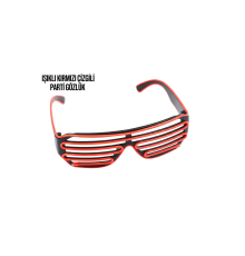 NEON GÖZLÜK KIRMIZI