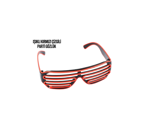 NEON GÖZLÜK KIRMIZI