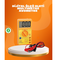 LCD Ekranlı Dijital Ölçü Aleti Ev ve Atölye Kullanımı