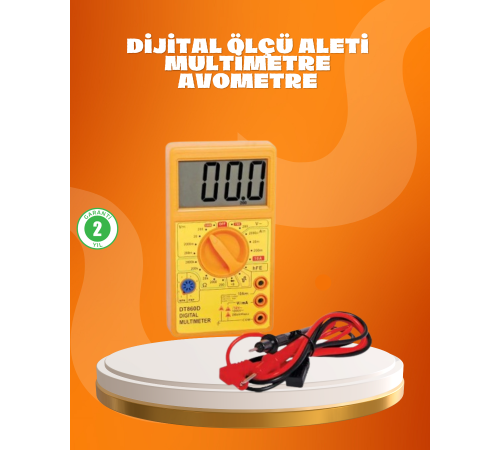 LCD Ekranlı Dijital Ölçü Aleti Ev ve Atölye Kullanımı