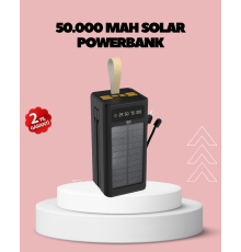 Kamp ve Outdoor Kullanıma Uygun Güneş Panelli Powerbank