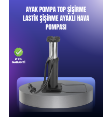 Ayak Pompası Otomobil Motosiklet Bisiklet Lastik Şişirme