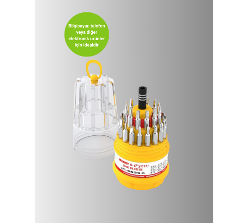 Çok Fonksiyonlu Tornavida Seti Telefon ve Bilgisayar Uyumlu