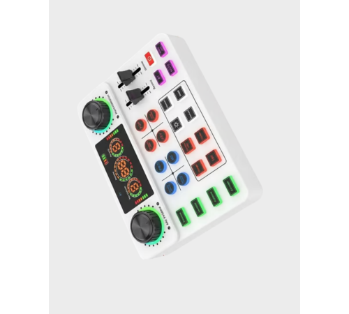 Çok Efektli Canlı Yayın Ses Mikseri USB ve Kablosuz Uyumlu