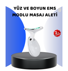 Yüz ve Boyun İçin LED Işık Terapili Bakım Cihazı
