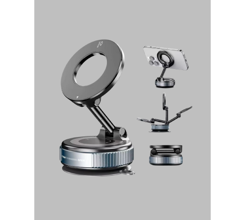 Güçlü Mıknatıslı Vakumlu Araç Telefon Tutucu Alüminyum Gövde