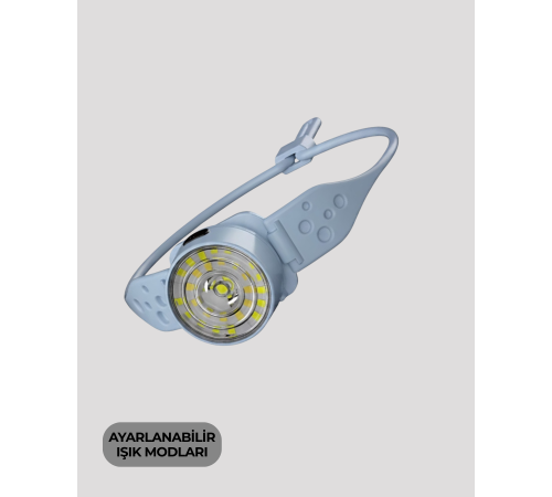 LED Kafa Lambası Kamp Yürüyüş ve Gece Kullanımı İçin