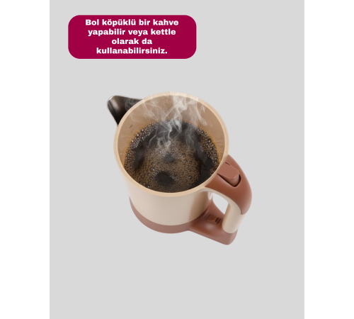 Pratik Türk Kahvesi Makinesi Bol Köpüklü Hızlı Kahve Hazırlama