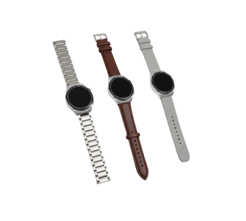 Uzun Pil Ömürlü AMOLED Akıllı Saat Torch Işıklı