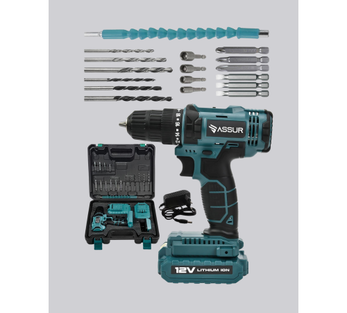 18 Parça Dijital Matkap Seti Çift Bataryalı