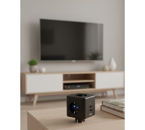 Ev ve Ofis Kullanımı İçin Akım Korumalı USB Girişli Priz