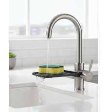 Musluğa Monte Süngerlik Damlama Özellikli Mutfak Organizatörü