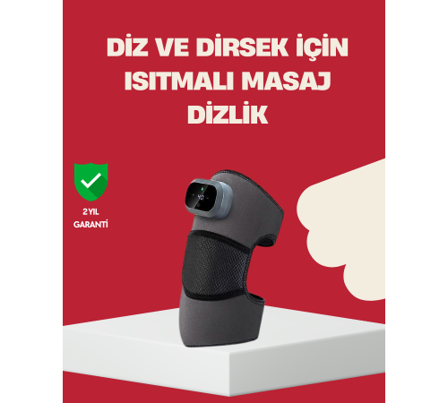 3 Seviyeli Titreşimli Isıtmalı Diz Bakım Masaj Cihazı