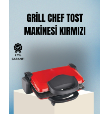 2000W Tost ve Izgara Makinesi – Granite/Teflon Plaka Seçenekli