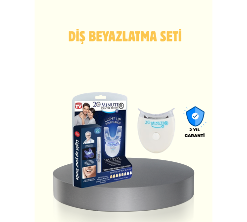 LED Işıklı Profesyonel Diş Beyazlatma Seti