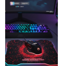 Işıklı  Mouse ve Mousepad Seti Ergonomik Tasarım ve RGB Aydınlatma