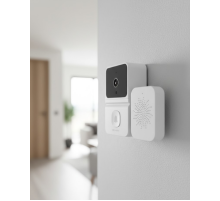 WiFi Akıllı Kapı Zili Kamera Gece Görüşlü Çift Yönlü Sesli